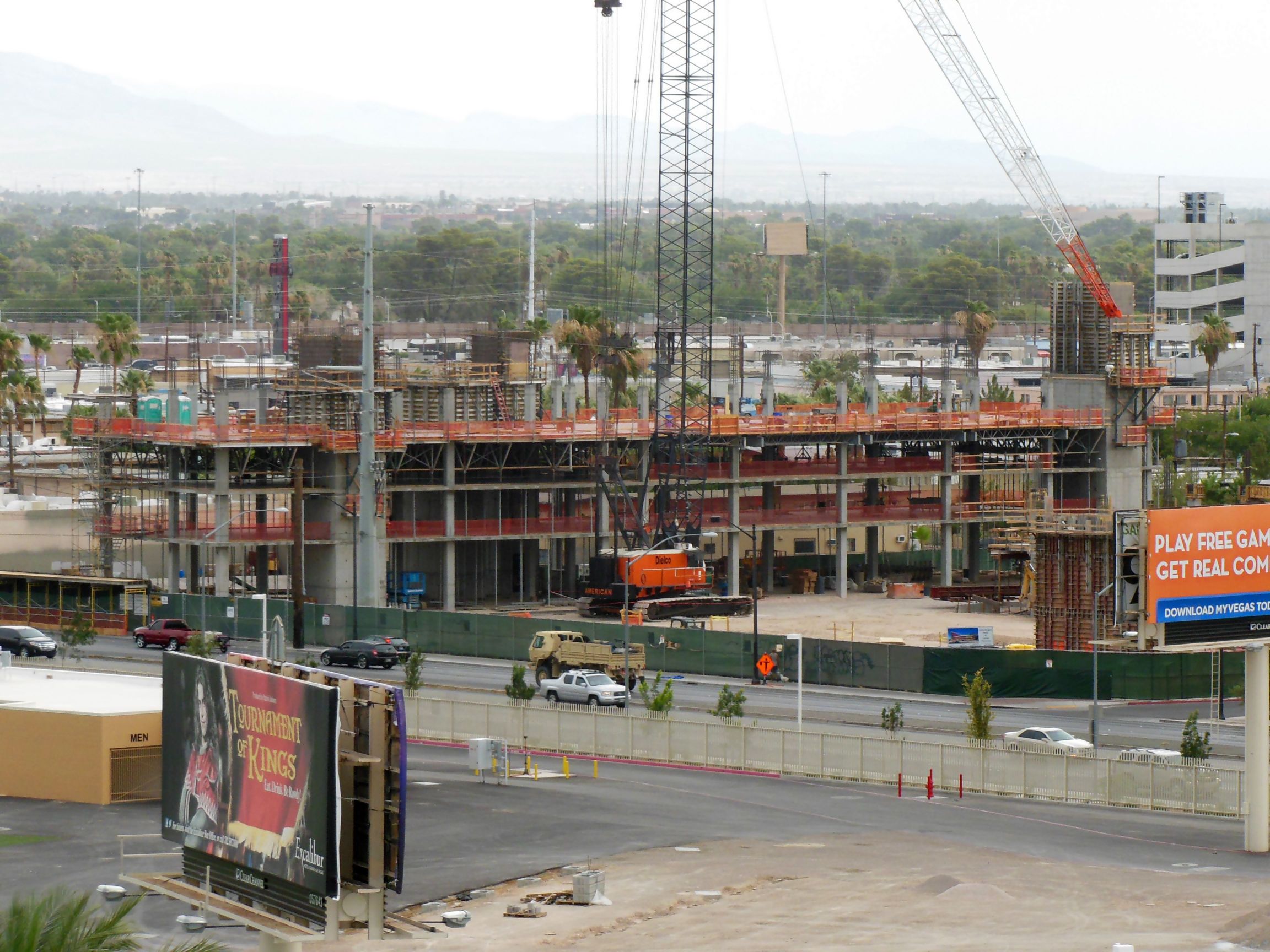 The Lucky Dragon Hotel and Casino Construction. June 6th, 2015