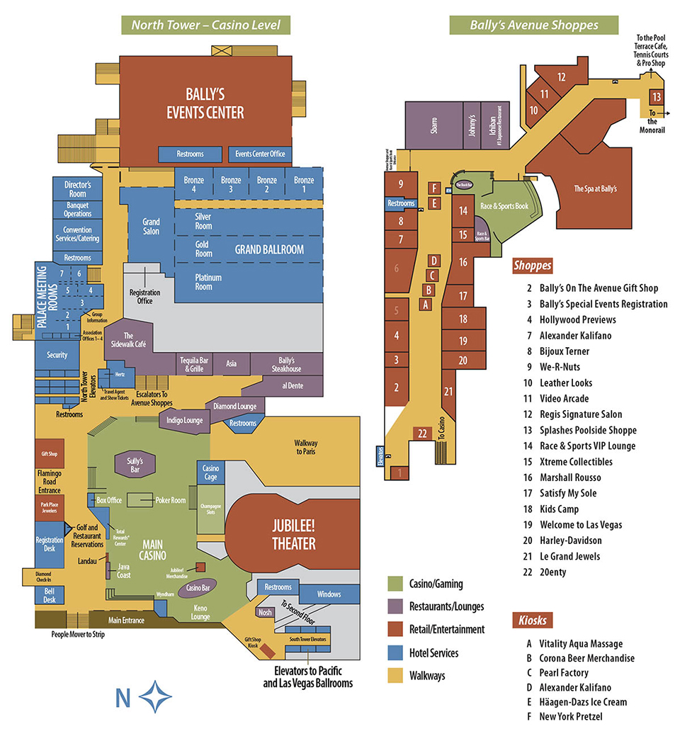 The Signature Property Map & Floor Plans - Las Vegas